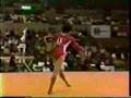 1981 Chunichi Cup gymnastia Albina Shishova FX