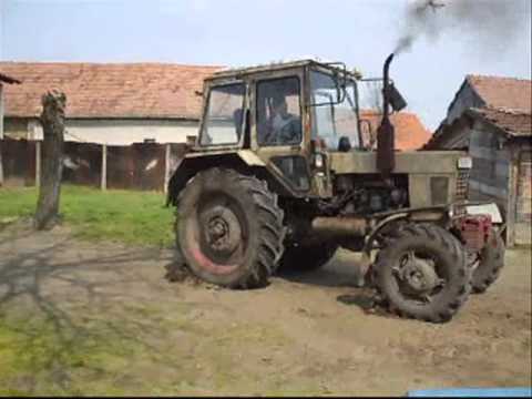 Mtz82 - egy 82-es szürke mtz birkózik meg egy 35 éves diófával. Traktor pulling, vontatás kapartatás.
