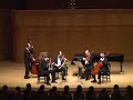 Mozart Divertimento in D with Prometheus Quartet and T.Nagi