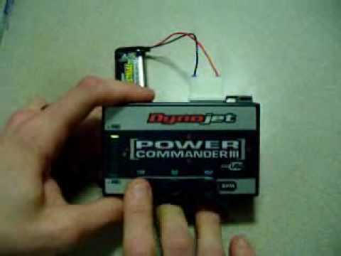 how to adjust power commander v