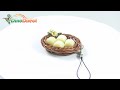 Basket Square Steamed Bread Cell Phone Charm Strap - dinodirect