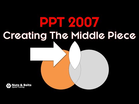 how to draw overlapping circles in word