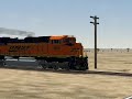 BNSF 9393 through West Boron.
