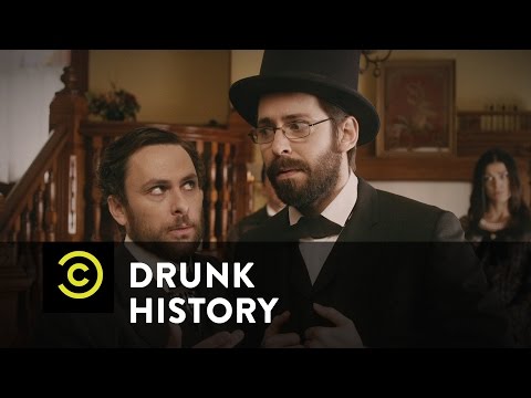 Lincoln - Allan Pinkerton and Kate Warne shepherd President-elect Abraham Lincoln through hostile territory. Watch more Drunk History: http://on.cc.com/1sVt5dg.