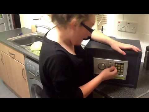 how to break open a safe