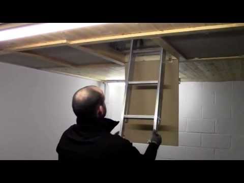 how to fit loft ladder