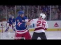 Eric Boulton vs Brandon Prust & Cam Janssen vs Michael Rupp Feb 7, 2012