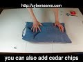In this tutorial, How to Sew a Simple Pillow (or Dog Bed) I show you how to make your own pattern and create a pillow using an old pair of jeans. This pillow is to be used as a dog bed, but you can use the same idea for making decorative pillows for your couch, chair or bed! To view the article associated with this video, click here: cyberseams.com For more sewing tricks, tips and tutorials, visit us at cyberseams.com !