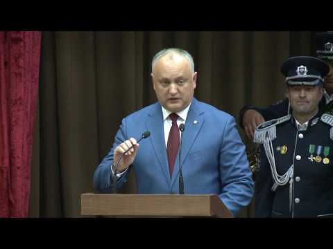 Șeful statului a participat la ședința solemnă consacrată aniversării a 28-a de la crearea organelor securității statului