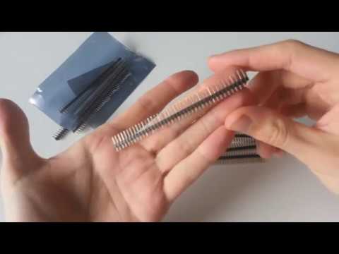 10 Pcs 40 Pin 2.54mm Single Row Male Pin Header Strip For Arduino from Banggood