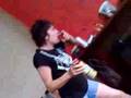 Bampot and Lizmondo Celebrate With A Drink