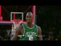 Kevin Garnett sinks the buzzer-beater at the top of the key to down the Knicks.