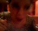 Leanne eating two huge banana fritters in 35 secs!!!!