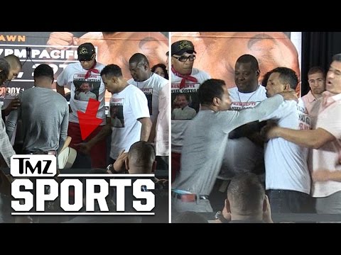 Boxer Ricardo Mayorga Slaps Shane Mosley's Girlfriend On Butt