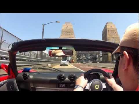 Lotus Elise Sunday Drive with Some Bridges & Tunnels