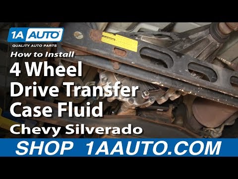 How To Install Replace 4 Wheel Drive Transfer Case Fluid Chevy Silverado GMC Sierra