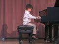 Ian's 2009 Recital - Invention no. 8 and Little Joke