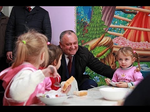 Igor Dodon întreprinde o vizită de lucru în raionul Ungheni