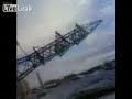Crane Accident While Removing Pylon