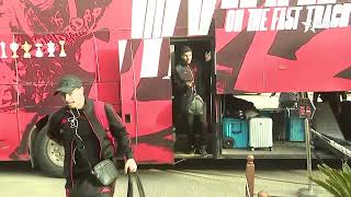 وصول فريق الوداد الرياضي إلى مقر إقامته تأهبا لمنافسات ذهاب ربع نهائي كأس الكاف