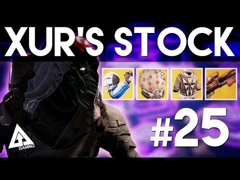 Destiny Xur Agent of the Nine Week #25 - NEW Exotic Armour and Weapons | February 27th