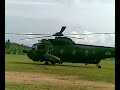Helikopter mendarat di SMK Anjung Batu-Undi Part2