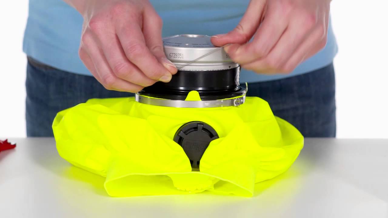 Donning PARAT Escape Hood Single Pack