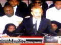 kevin Costner at the Whitney Houston Funeral EN ESPAÑOL 18/02/2012