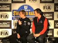 Patrik Sandell during the PWRC press launch 2008!