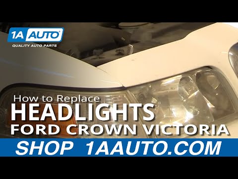 how to adjust crown victoria headlights