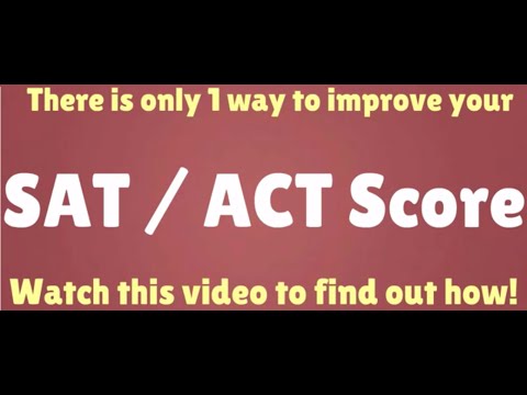 how to improve act score