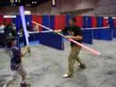 ray park  darth maul  trains a new sith apprentice at fx