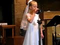 nina morning has broken first communion Jack on violin