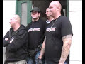 Cops guns vs. neonazi bats Cops guns vs. neonazi bats