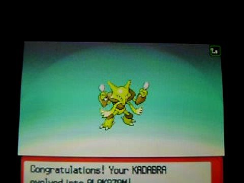 kadabra evolving into alakazam