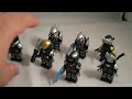 Custom Lego Halo EVA Spartan, Eod Spartan, and more. Also plus 2 special figures I brought back.