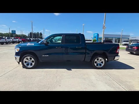 Certified Used 2024 Patriot Blue Pearlcoat RAM BIG HORN 4X4 CREW CAB 5