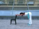 Meditations�bung: Der halbe Hund