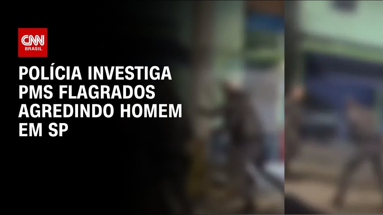 Vídeo: PMs agridem homem com chutes na cabeça após baile funk em SP | CNN NOVO DIA
