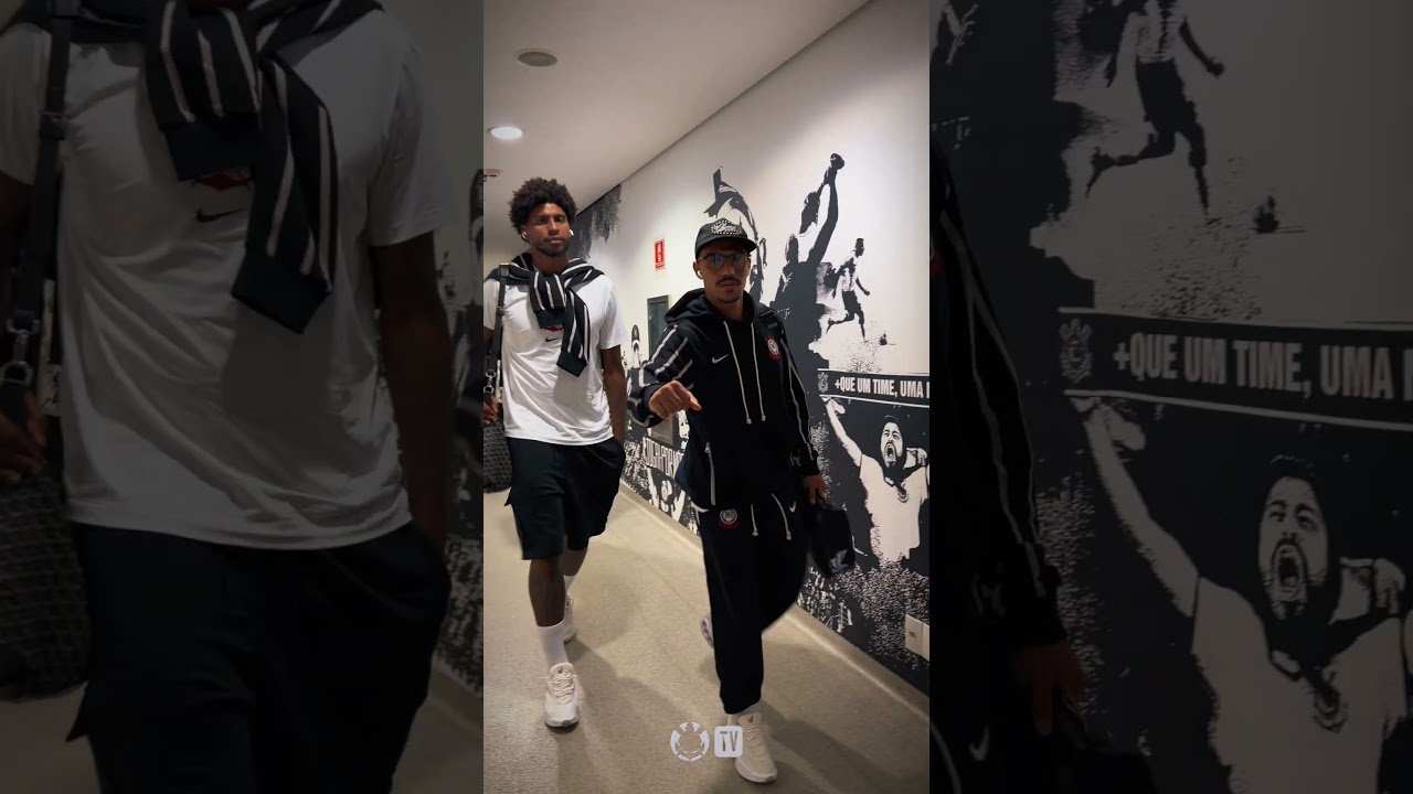 O Time do Povo chegou! 🎶👊🏽 #SCCPxBAR #VaiCorinthians #shorts