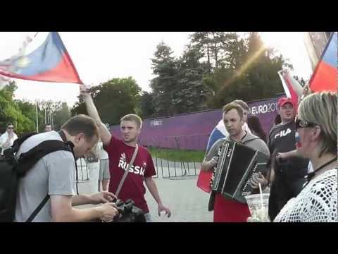 Warszawa przed meczem - before Russia-Greece match - перед игрой Россия-Греция