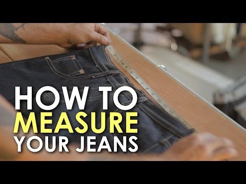 how to measure length of jeans