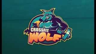 Crossfit Wolf Logo Design Timelapse