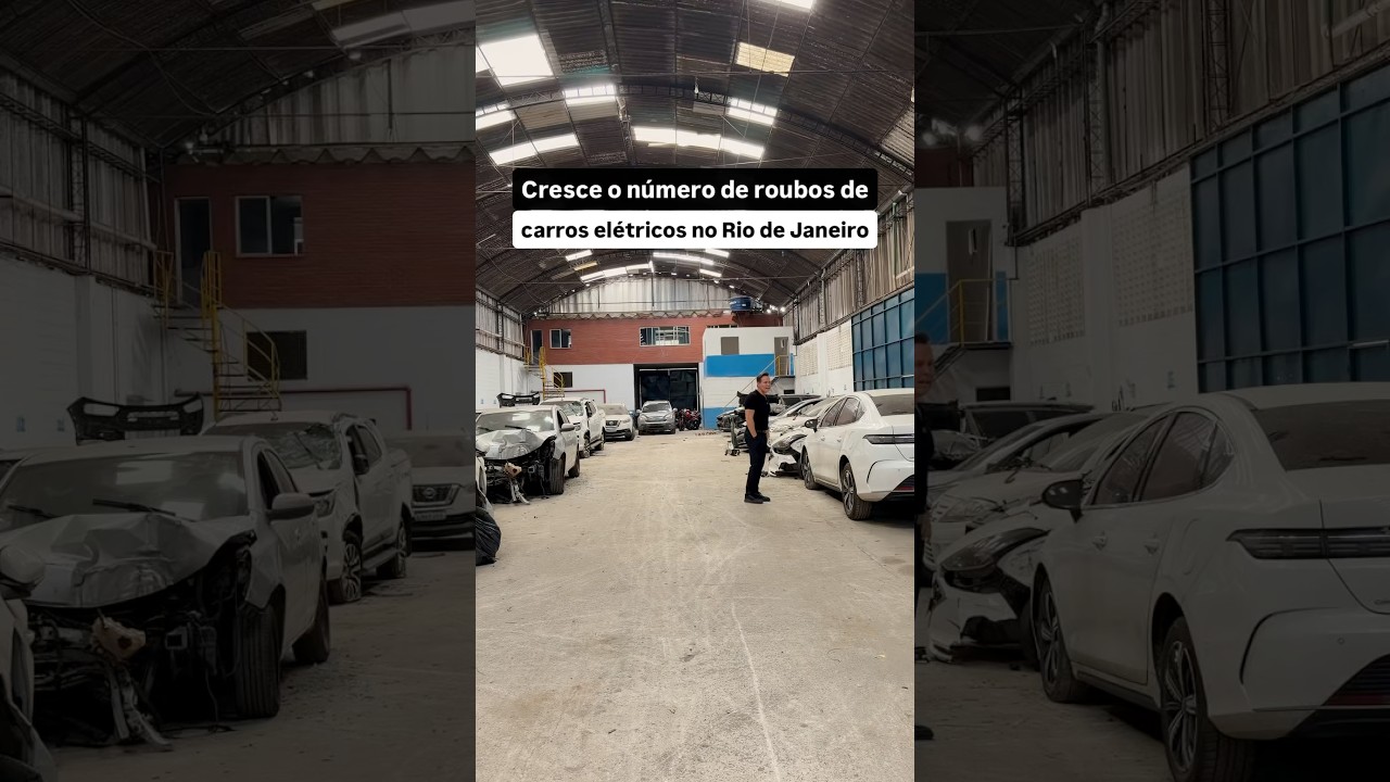 Cresce o número de roubos de carros elétricos no RJ