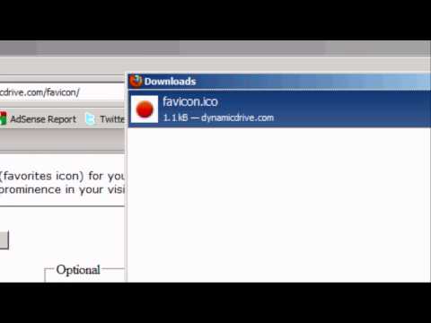 how to define favicon