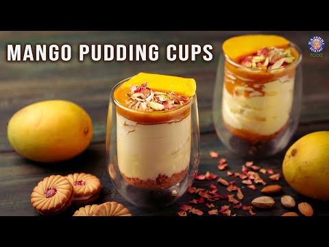 Mango Pudding Recipe – No Bake | Mango Dessert | How To Make Mango Pudding at Home | Summer Recipes