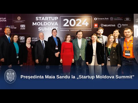  Президент Майя Санду на саммите „Startup Moldova": «Вы не просто создаете бизнес, а превращаете нашу страну в современное европейское государство»