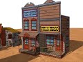La ville de Lucky Luke en 3D