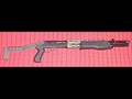 Rifles de asalto y escopetas.