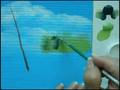 Painting with a Bristle Rake Fan brush